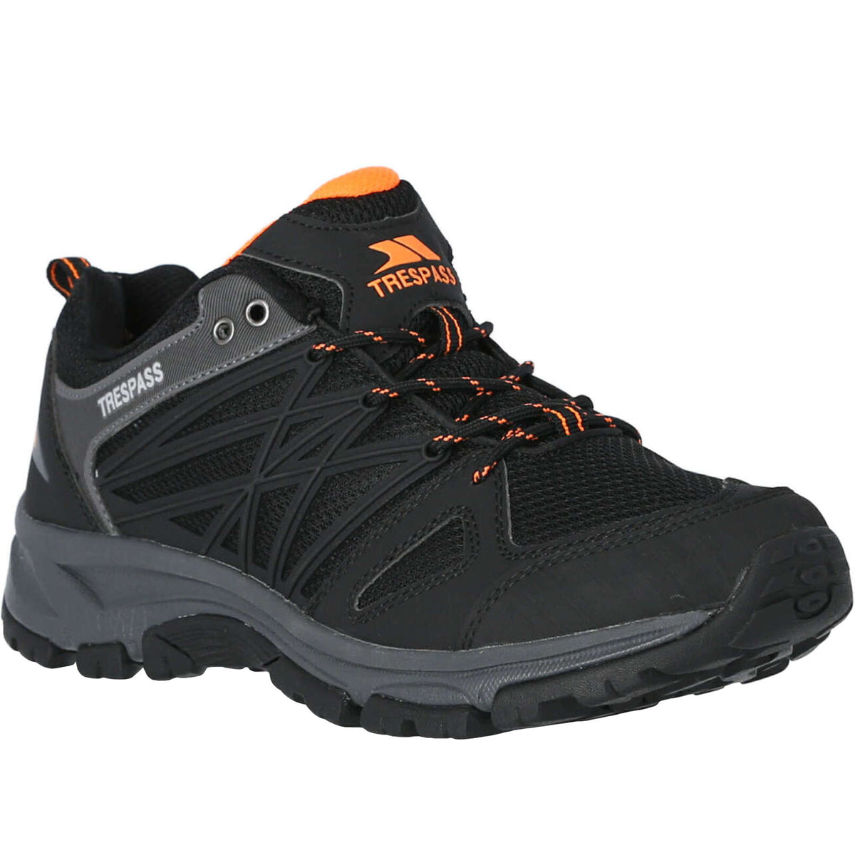 Trespass Mens Fisk Low Rise Cushioned Walking Shoes - Black – Avenue 85