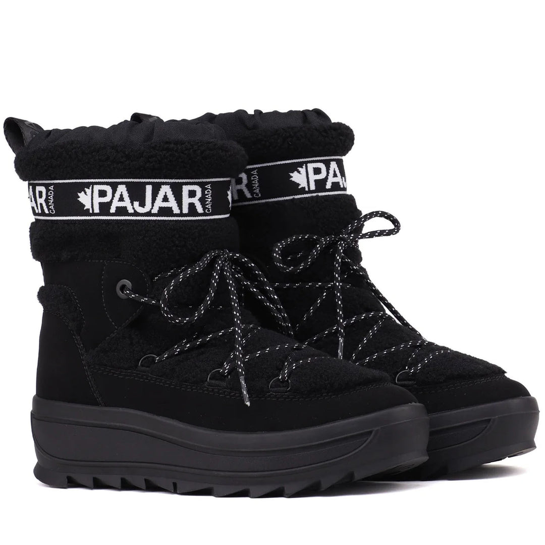 Pajar Womens Galaxy Lama Sherpa Mid Rise Waterproof Toboggan Snow