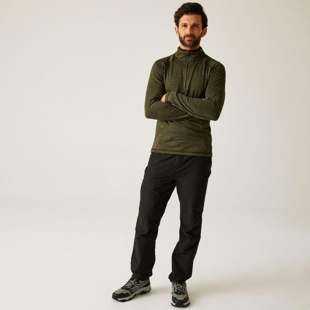 Regatta Yonder II Shirt met Lange Mouwen Heren - Oil Green ZIY Regatta Yonder II Shirt met Lange Mouwen Heren - Oil Green ZIY