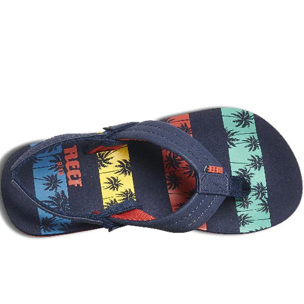 Stripe Navy Palm