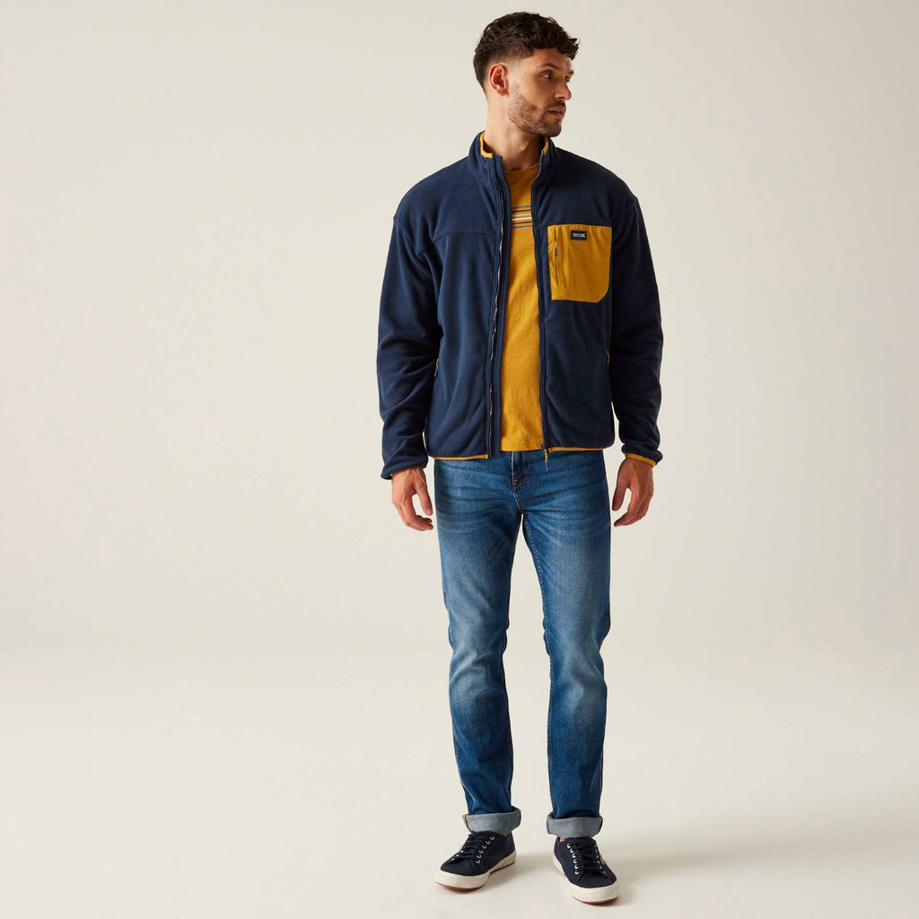 Navy/Mustard