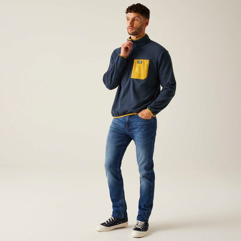 Navy/Mustard