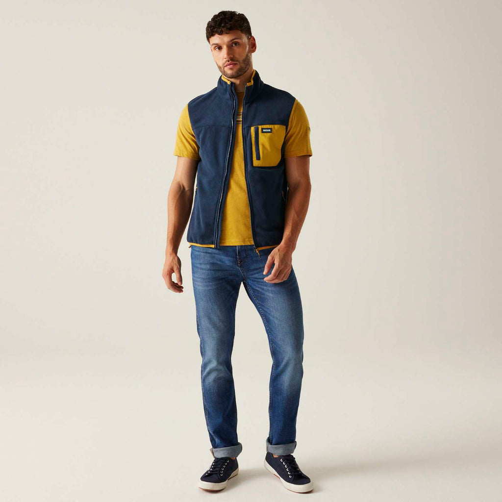 Navy/Mustard