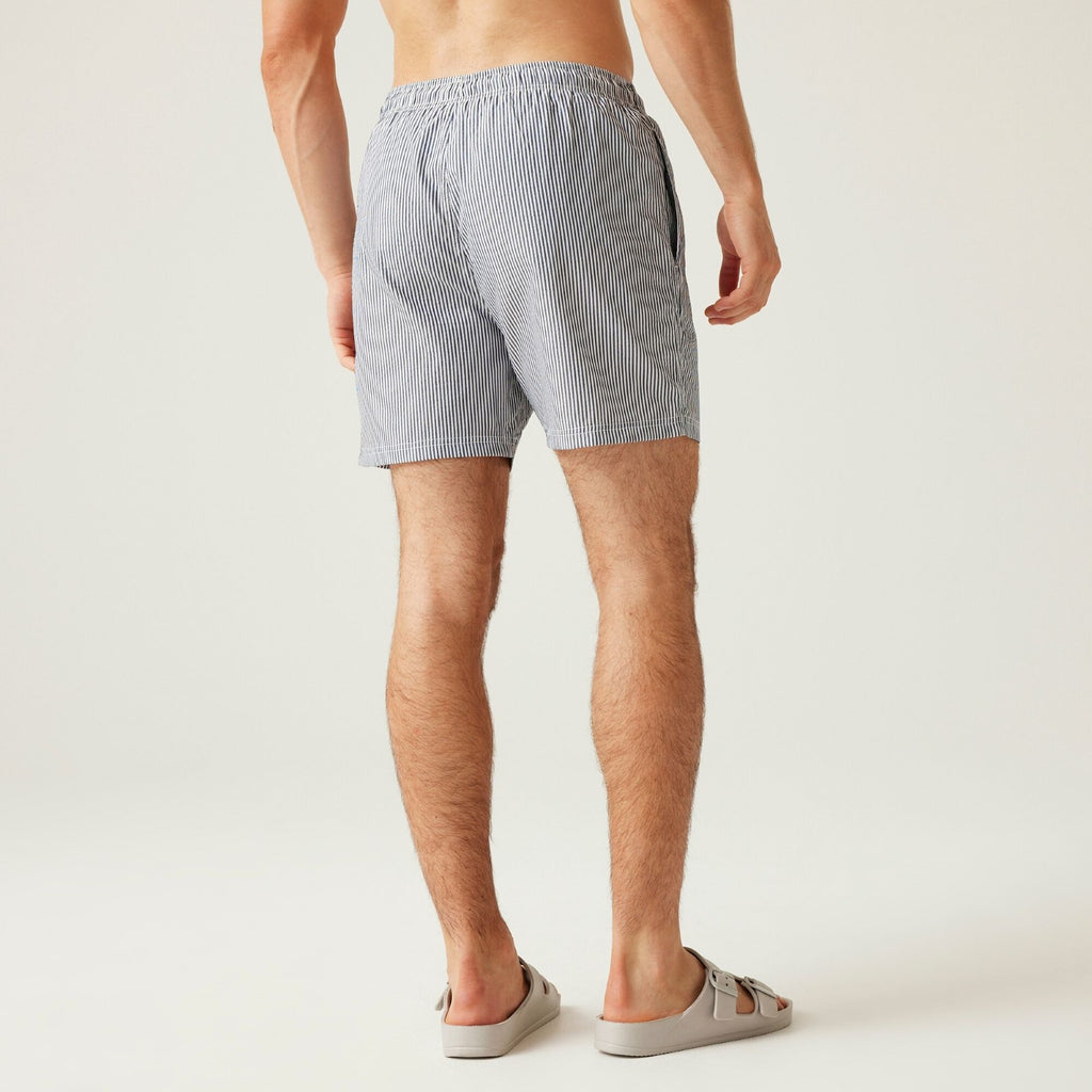 Navy Seersucker Stripe