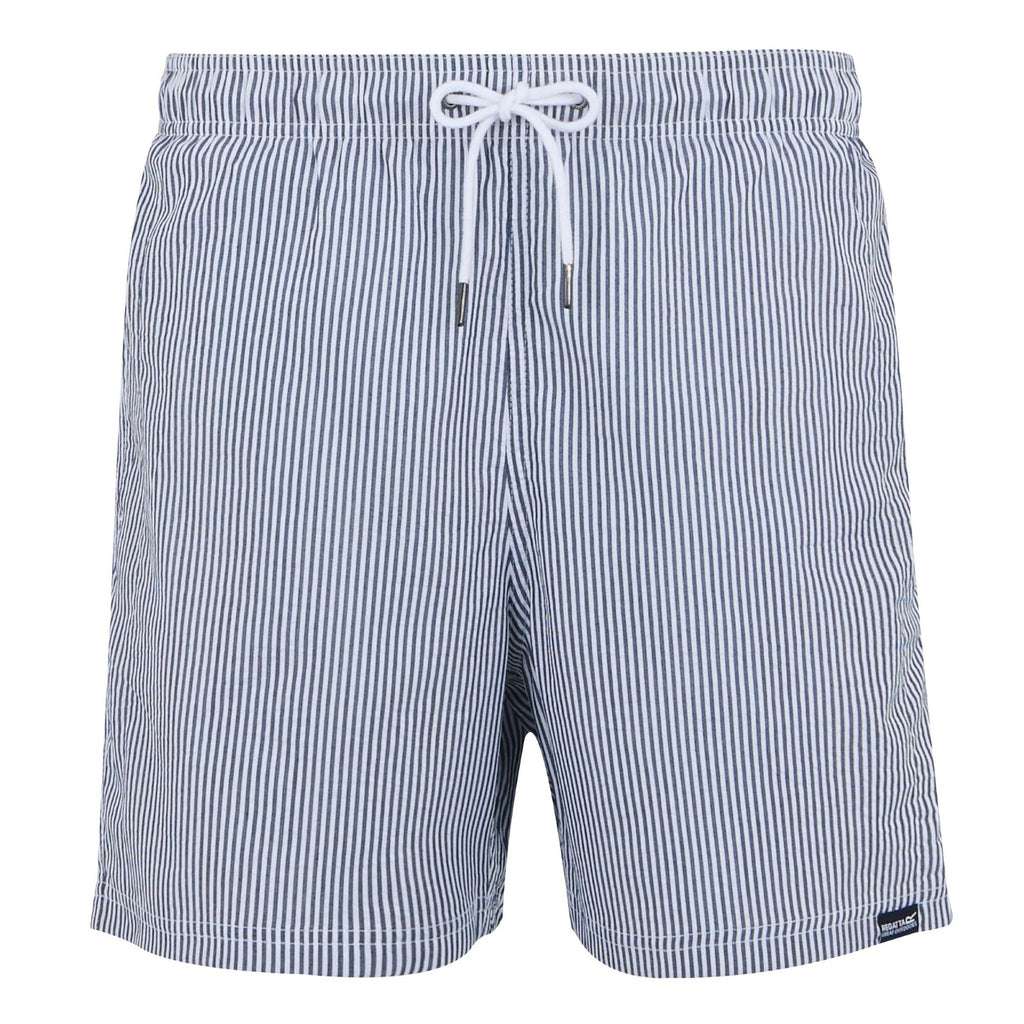 Navy Seersucker Stripe