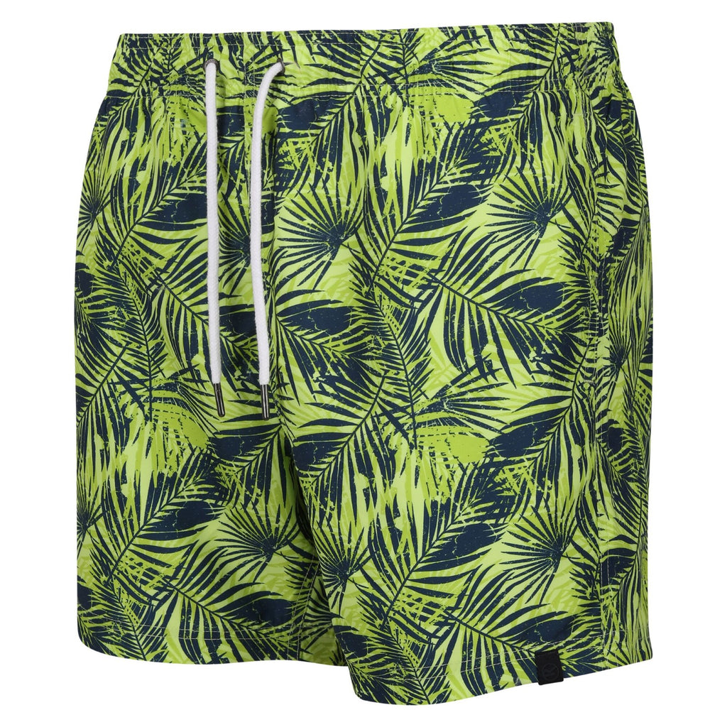 Sharp Green Palm Print