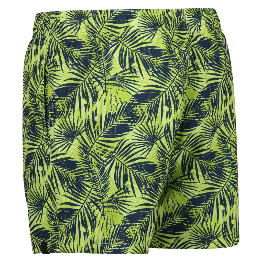 Sharp Green Palm Print