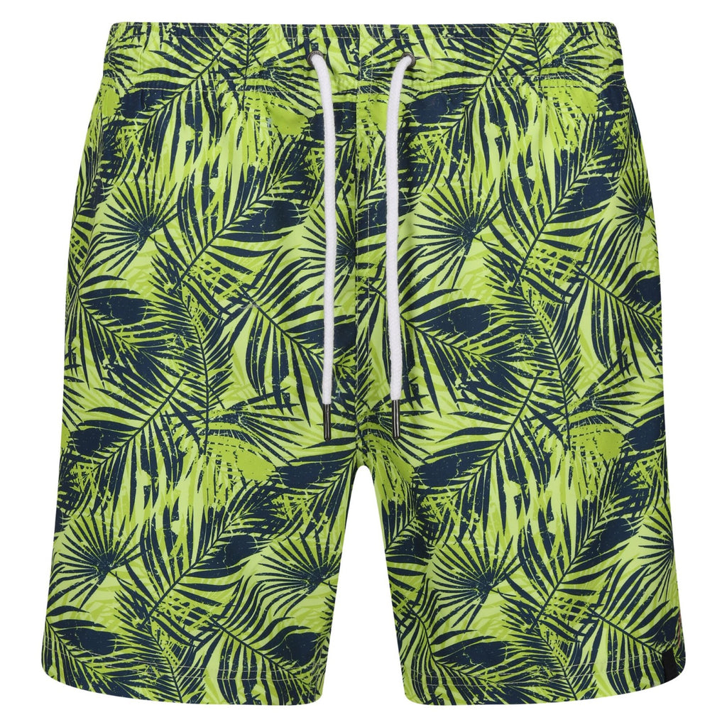 Sharp Green Palm Print