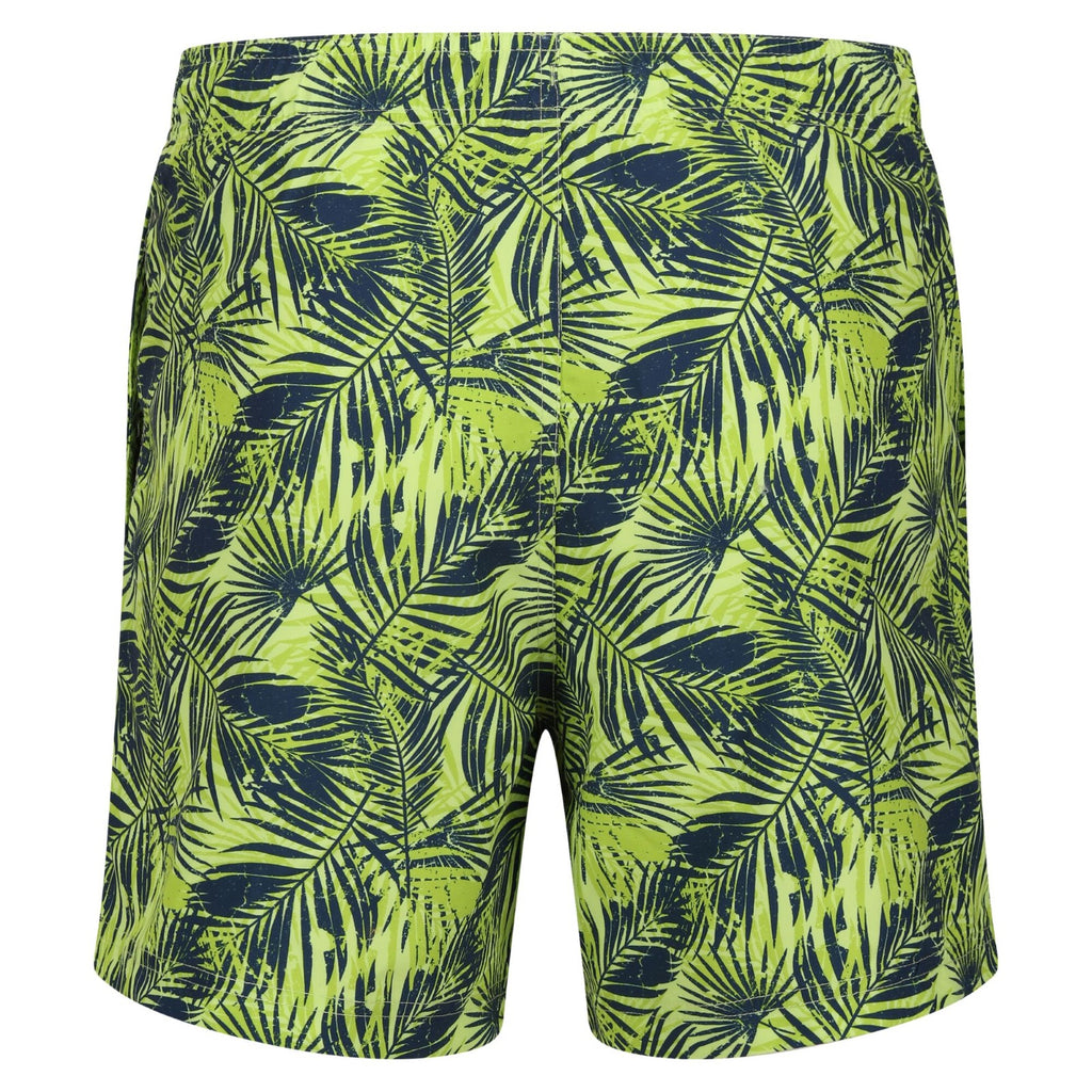 Sharp Green Palm Print