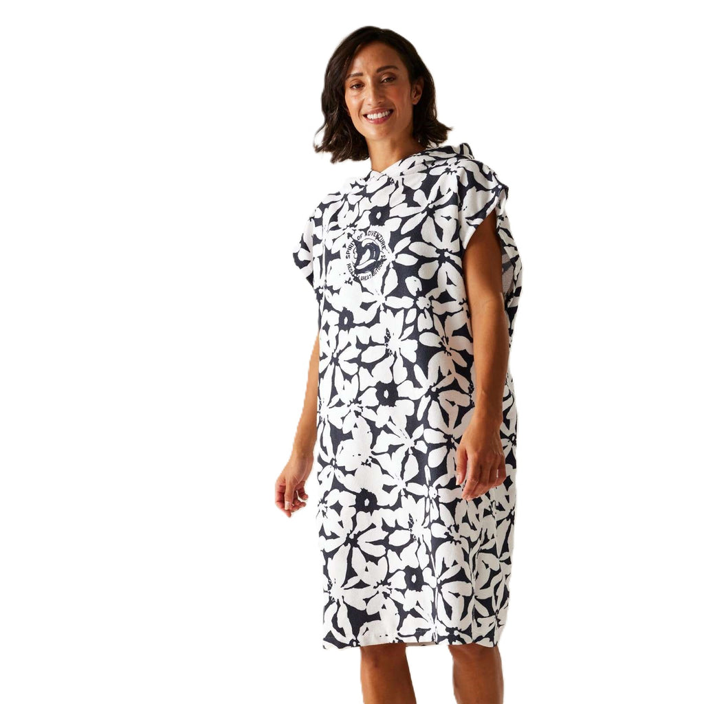 Navy White Floral