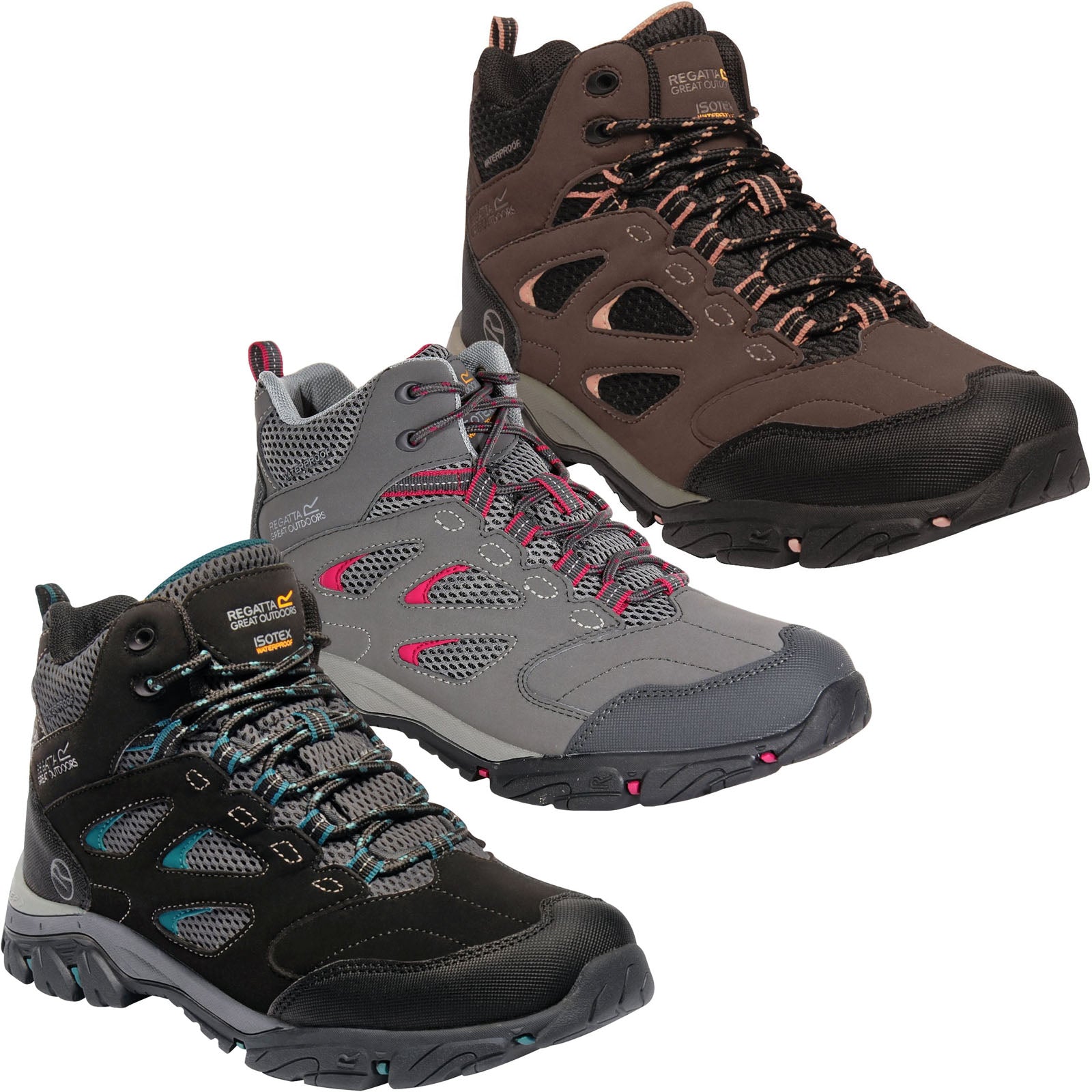 Regatta Womens Holcombe Waterproof Mid Walking Boots – Avenue 85