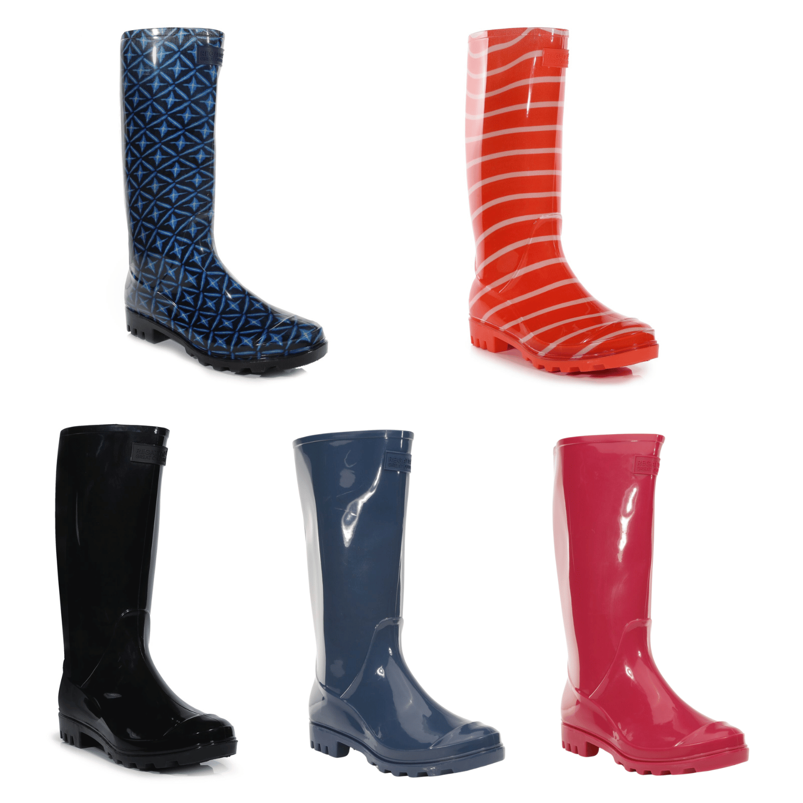 Regatta Wenlock' PVC Waterproof EVA Footbed Walking Wellington Boots