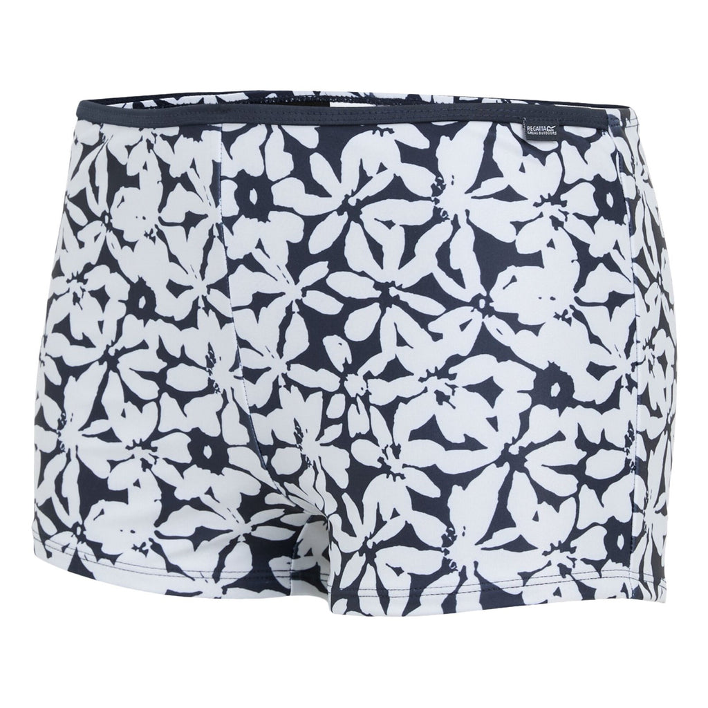 Navy/White Large Floral