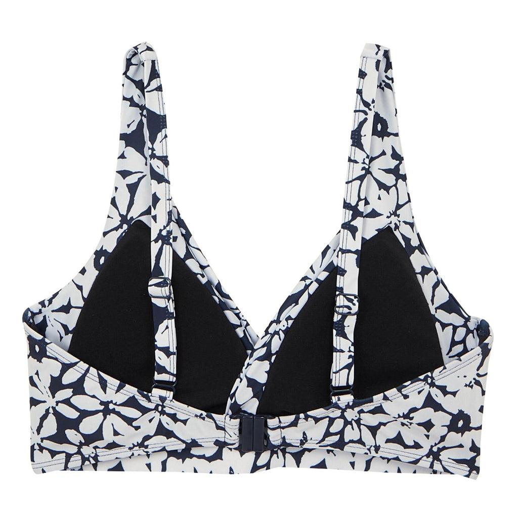 Navy/White Large Floral