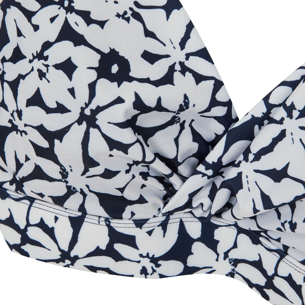 Navy/White Large Floral