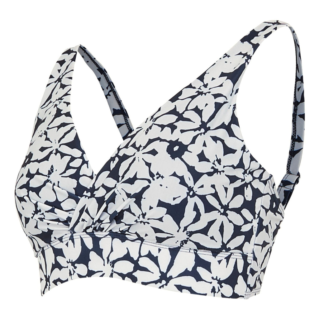 Navy/White Large Floral
