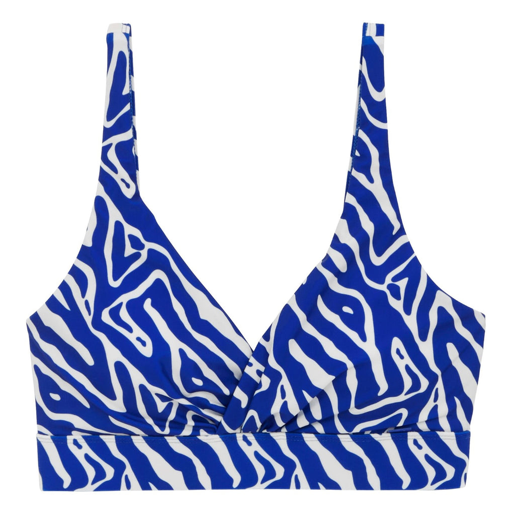 Brightest Blue Abstract Print