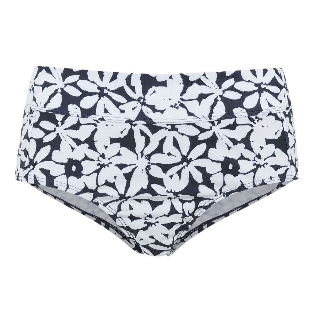 Navy/White Large Floral