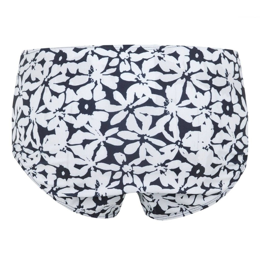 Navy/White Large Floral