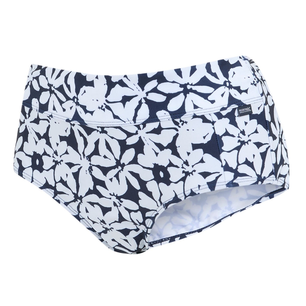 Navy/White Large Floral