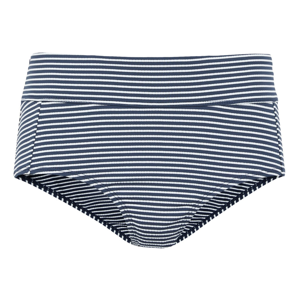 Navy/White Seeksucker Stripe
