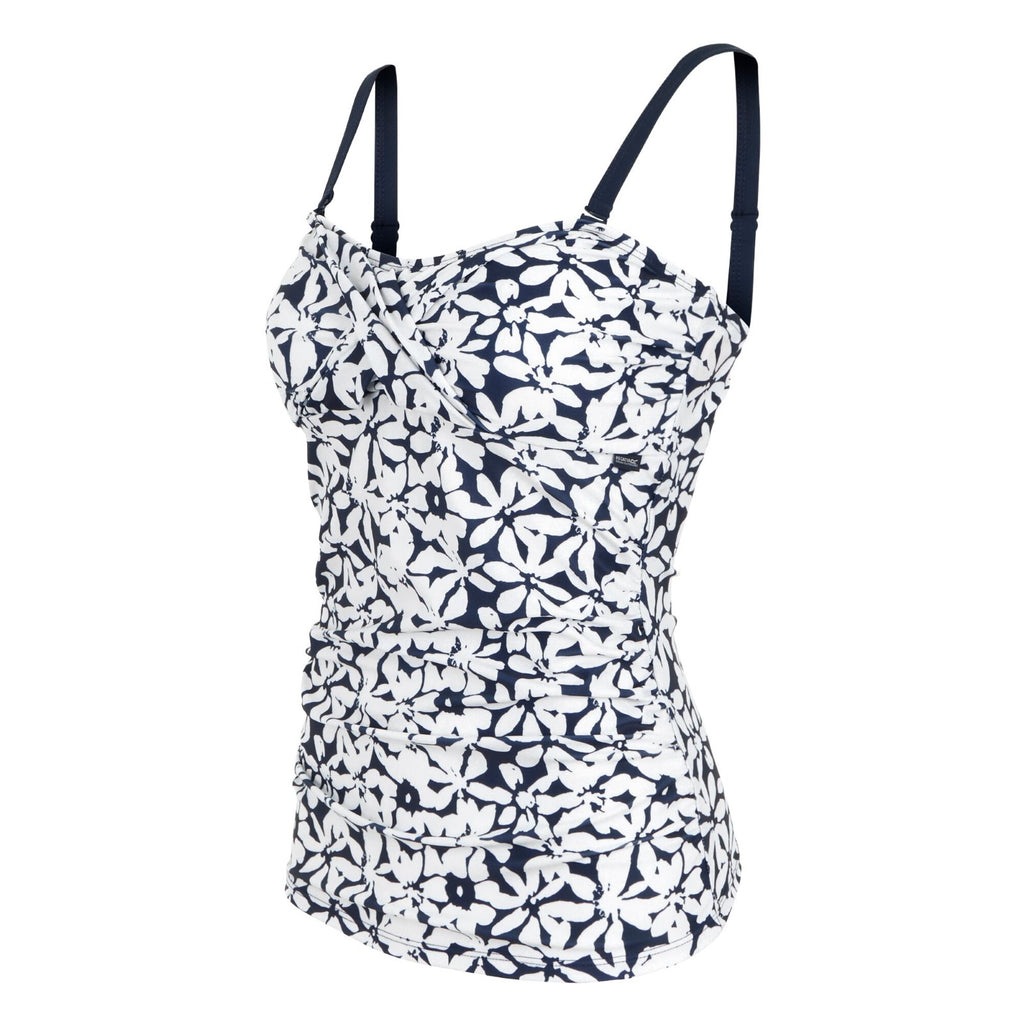 Navy/White Large Floral