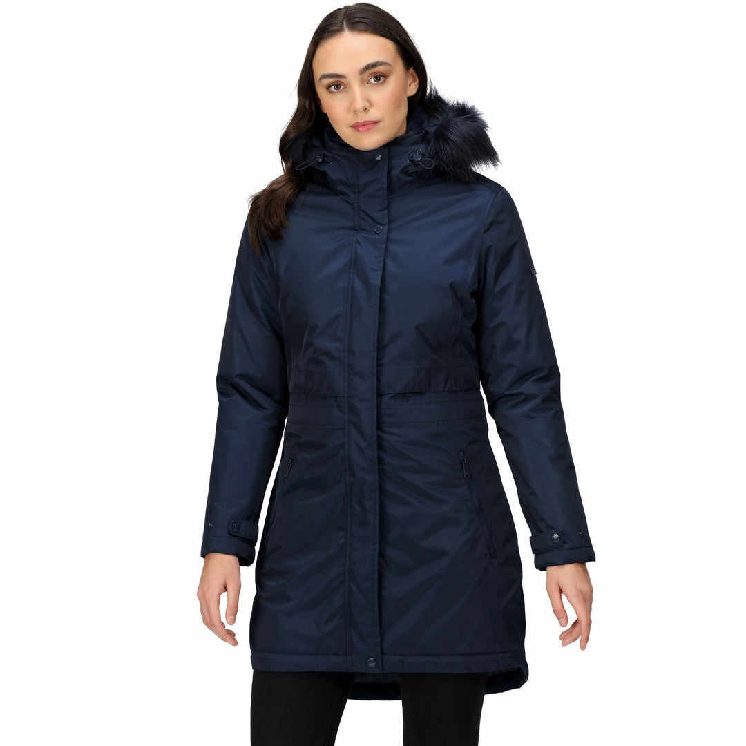 Regatta Sefarina Halimah Waterproof Insulated Parka Jacket Navy