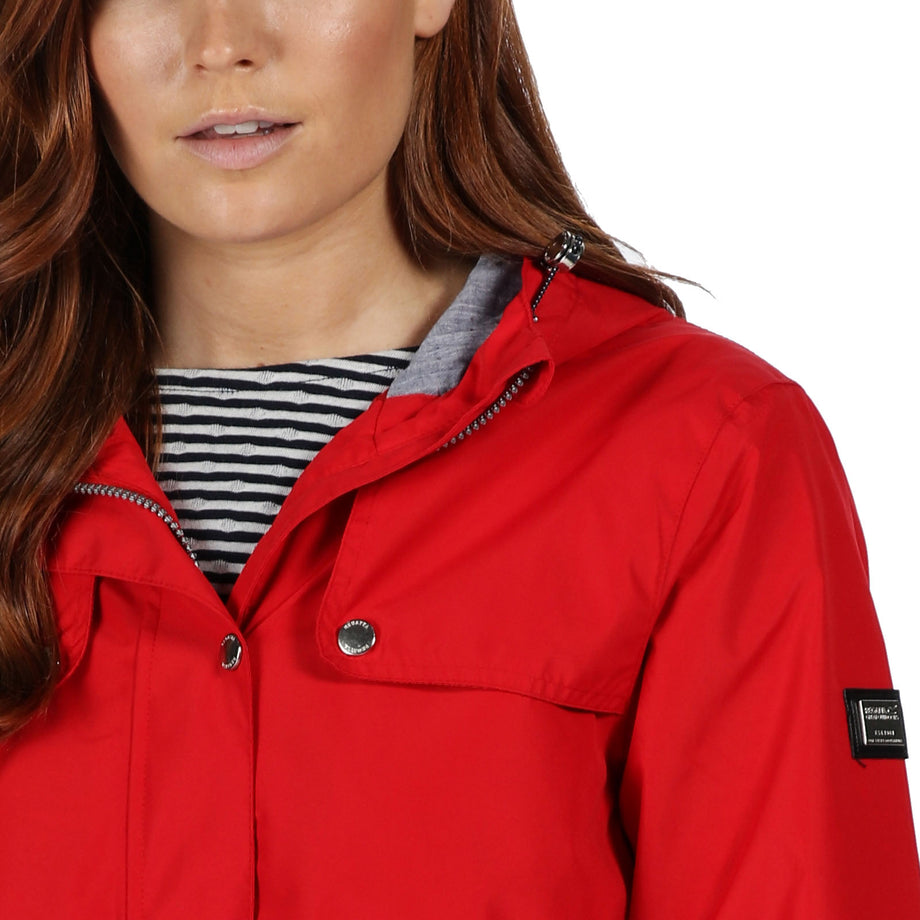 Regatta bertille discount waterproof jacket red