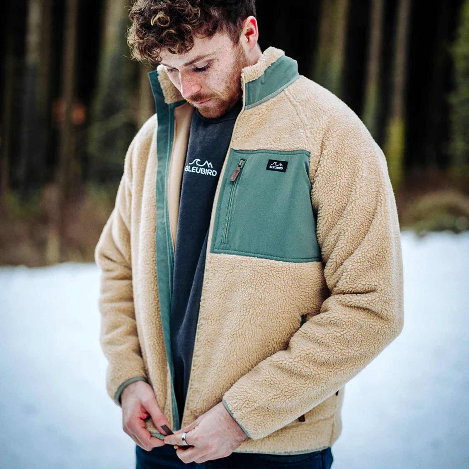 Beige on sale sherpa pullover