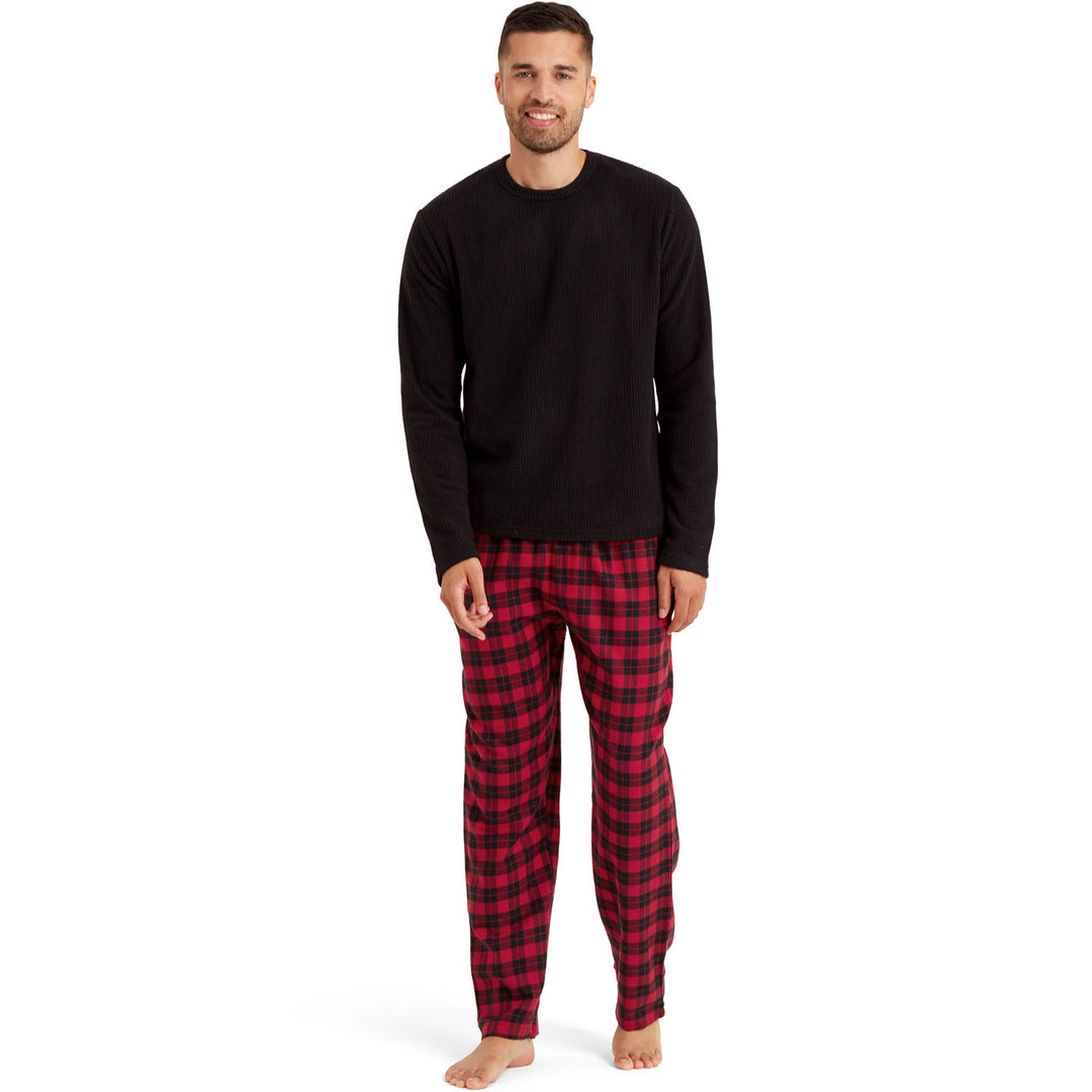 Pajama Pants Snuggaroo Mens Soft Fleece Pyjamas Set PJs Long