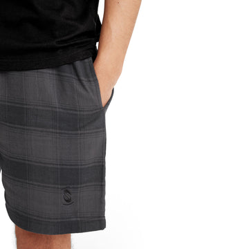 Snuggaroo Mens Short Sleeve T-Shirt Check Shorts Pyjama Set - Main Image