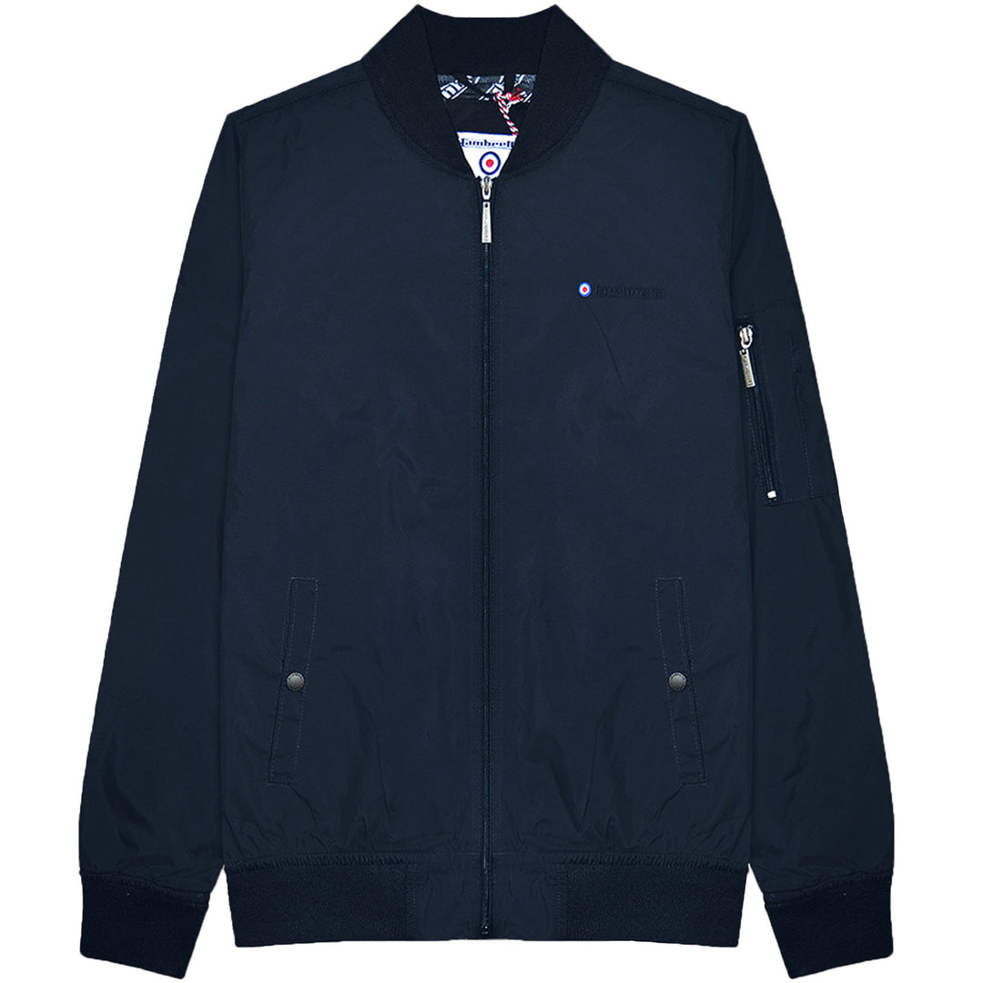 Lambretta Mens MA-1 Retro Bomber Jacket Navy – Avenue 85