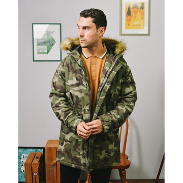 Lambretta Mens Camo Parka Jacket – Avenue 85