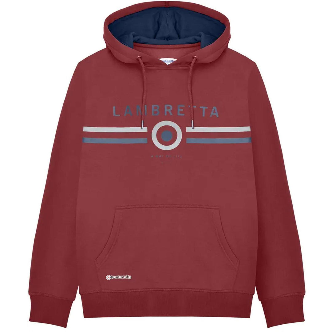 Mens Fleece Lined Lambretta Fleece Lambretta Mens Contrast Target