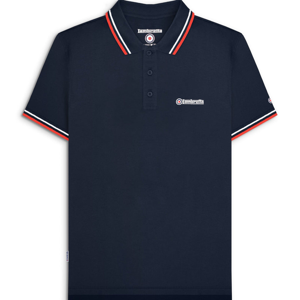Dark Navy (White/Red)