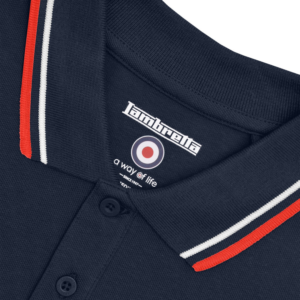 Dark Navy (White/Red)