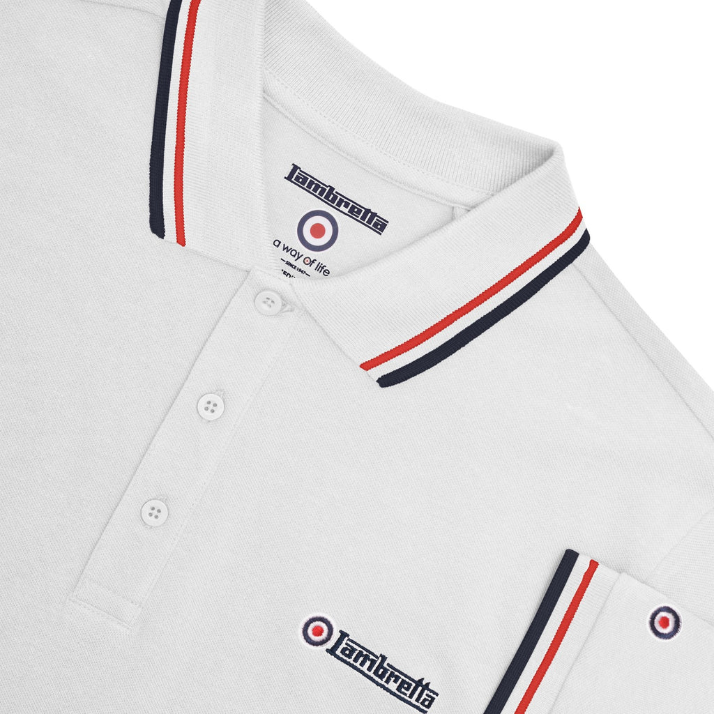 White (Red/Navy)