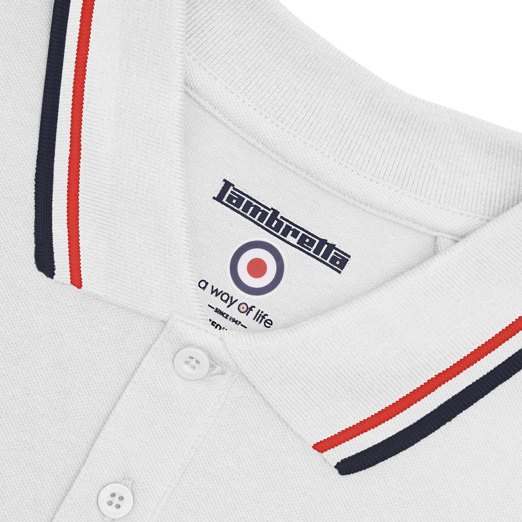 White (Red/Navy)