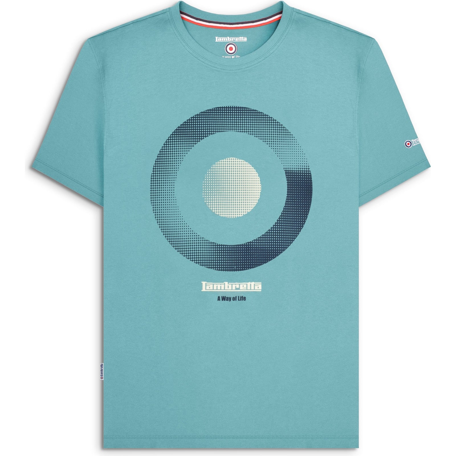 Lambretta - Polo imprimé tout autour pour homme LB174 (L Lambretta - Polo imprimé tout autour pour homme LB174 (L