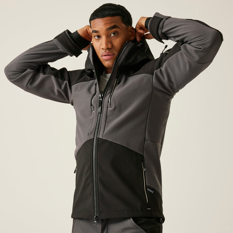 Regatta Grey Softshell Regatta Professional Mens 4TEX Stretch