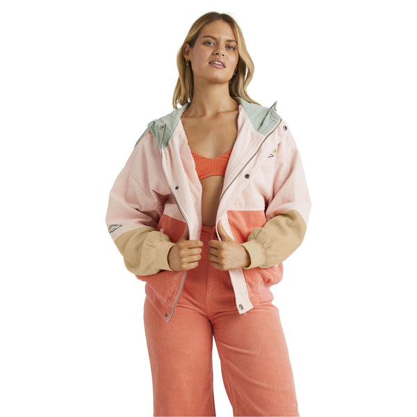 Billabong Womens Set the Tone Hooded Corduroy Jacket – Avenue 85