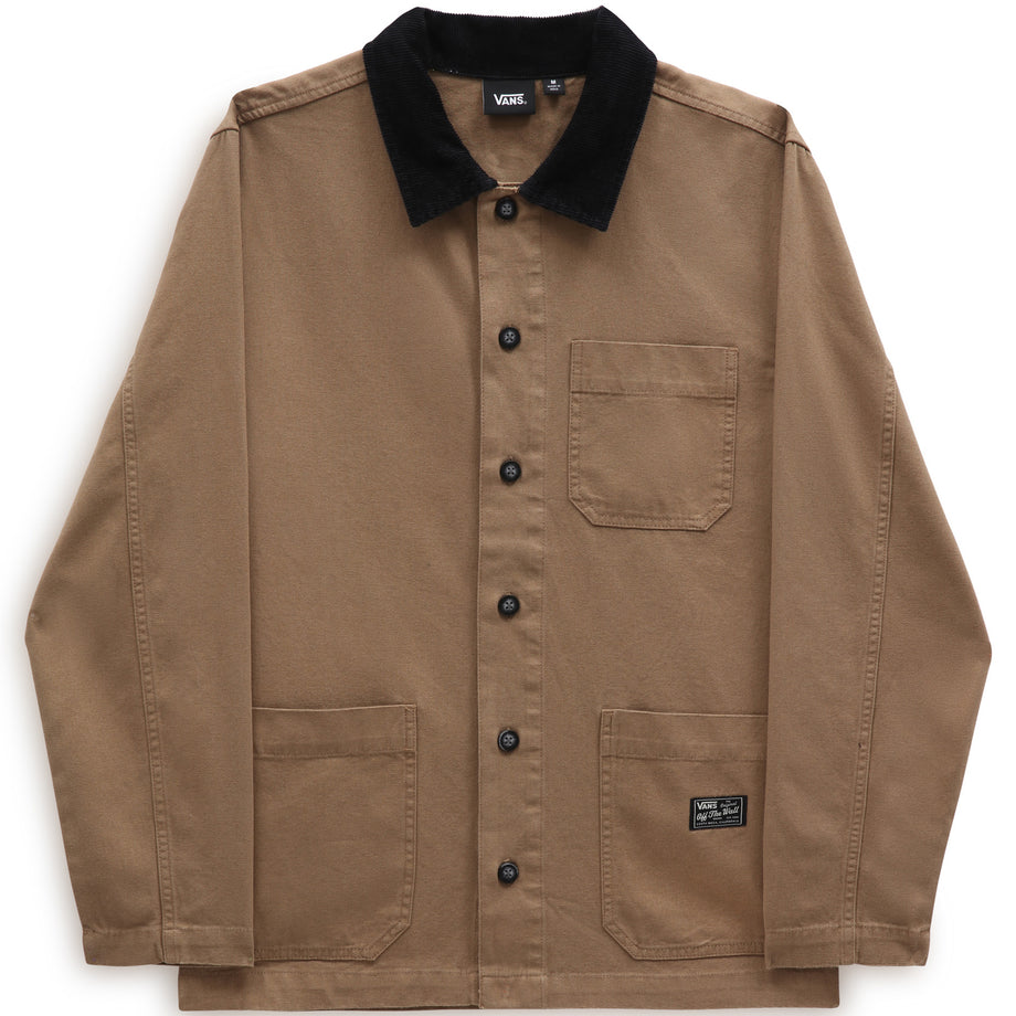 Vans Mens Factory Chore Buttoned Long Sleeve Utility Jacket