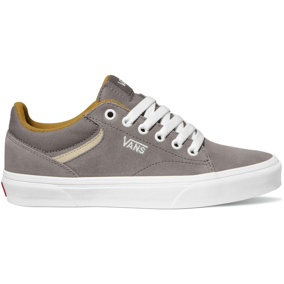 Grey suede vans womens best sale