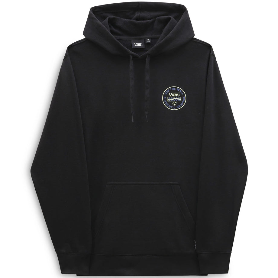 Vans Mens Major Sidestripe Pullover Hoodie Black Avenue 85