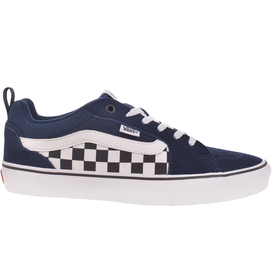 Blue checkered vans shops mens