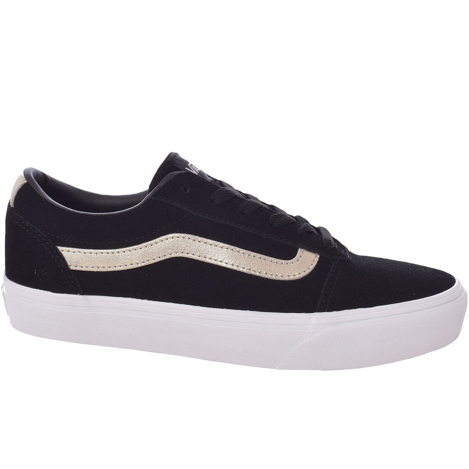 Vans Womens Ward Suede Metallic Trainers Black – Avenue 85