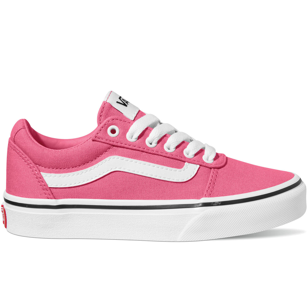 Vans Ward Pink Vans Boys Vans Kids Ward Low Rise Canvas Trainers
