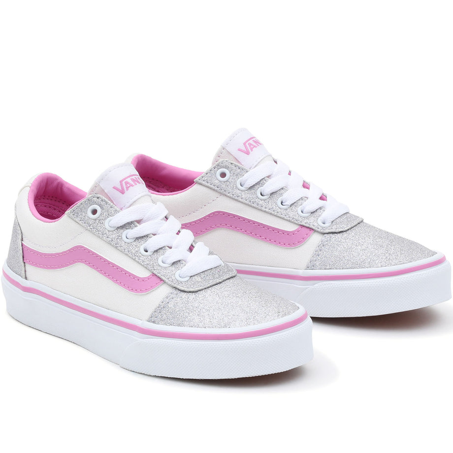 Vans sparkle pink sales