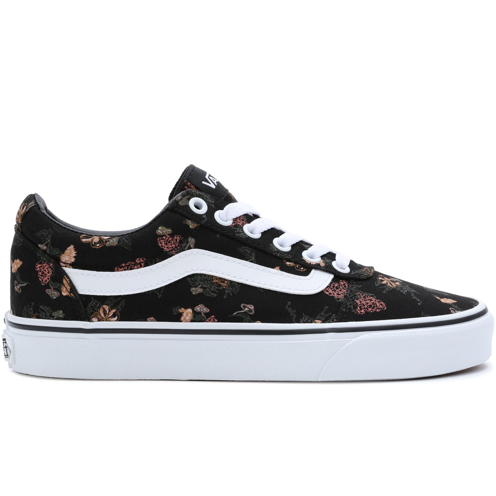 Black lace sales up vans womens