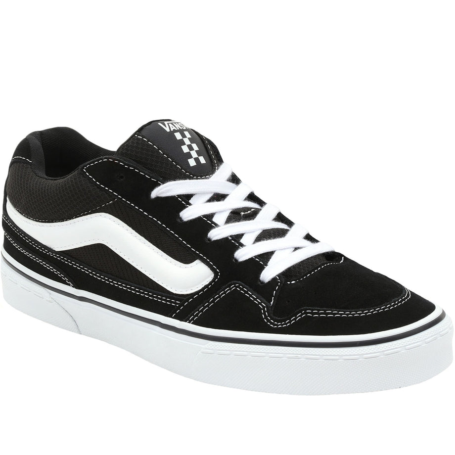 Black lace up vans hotsell